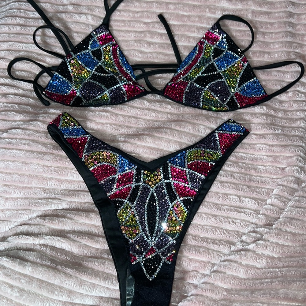 Bikini Set top wore once and bottom NWOT.